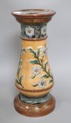 A Royal Doulton jardiniere stand height 49cm