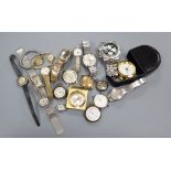 A quantity of assorted wrist watches.