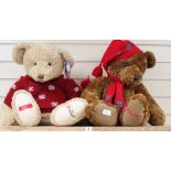 Two Hamleys bears