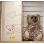 A 60cm Steiff Grizzly certificate and box