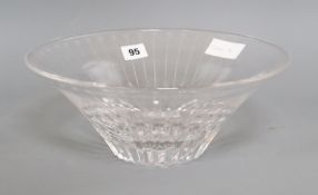 A 1950's Stuart crystal bowl 30.5cm