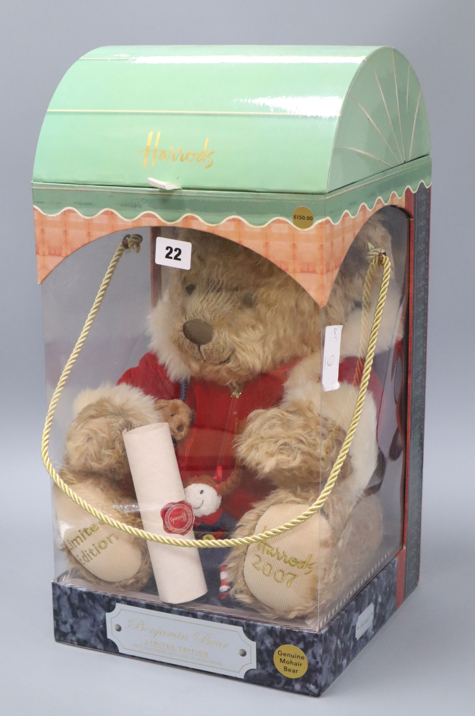 Benjamin Bear Steiff, Harrods limited edition 2007