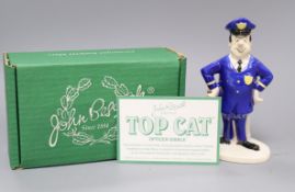 Beswick characters: Officer Dibble, Top Cat, Brain, Choo Choo, Spook, Fancy Fancy and Benny