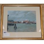 John Ogle, watercolour, View of Venice, 20 x 26cm