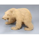 A large carved Black Forest style bear height 22cm