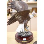 A majestic Bald Eagle figure