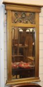 A Regency style giltwood pier glass H.90cm