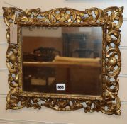 A Florentine gilt mirror W.44cm