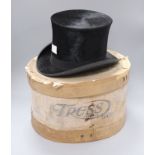 A top hat and a bowler hat