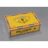 An unopened box of King Edward cigars