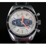 A gentleman's late 1960's/early 1970's stainless steel Breitling Sprint chronograph wrist watch,