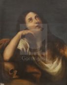 18th century Dutch Schooloil on oak panelThe Penitent Magdalene9 x 6.5in.