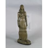 § George Edgar Campbell (1899-1976). A bronzed plaster maquette of Judith At The Well, bearing