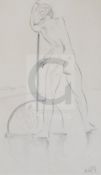 § Sir William Russell Flint (1880-1969)pencil on paper'Shrimper'initialled, inscribed verso and