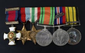 A World War II Italian Campaign Distinguished Service Order medal group to Brigadier John