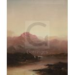 Leopold Rivers (1852-1905)pair of oils on canvasLoch scenesone signed11.25 x 9.25in.