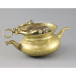 A 16th / 17th century Flemish brass lavabo, Diam.12in.