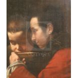 18th century Bolognese Schooloil on canvasMother and son feeding from a dish18 x 15in., unframed