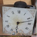 An early 19th century 30 hour longcase clock movement