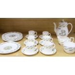 Eric Ravilious for Wedgwood: a 20-piece ' Garden' coffee service