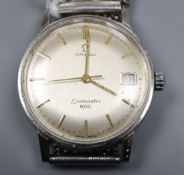 A gentleman's 1960's stainless steel Omega Seamaster 600 manual wind wrist watch, movement c.611, on