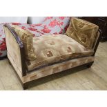 An Art Deco French day-bed W.130cm