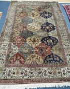 A North-West Persian floral rug 150 x 235cm