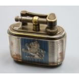 A Dunhill Joseph Lucas table lighter, with lion rampant