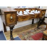 A George IV mahogany sideboard W.198cm