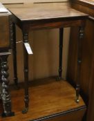 A Regency mahogany occasional table W.44cm