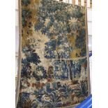 A 17th/18th century Flemish or Dutch verdure tapestry hanging