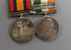 South Africa group of two to 3628 Pte R. Austin Lanc Fus (duplicates)