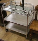 An English Electric Company tea trolley W.76cm