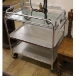 An English Electric Company tea trolley W.76cm