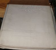 A box of Metis French linen sheets, 9 in total