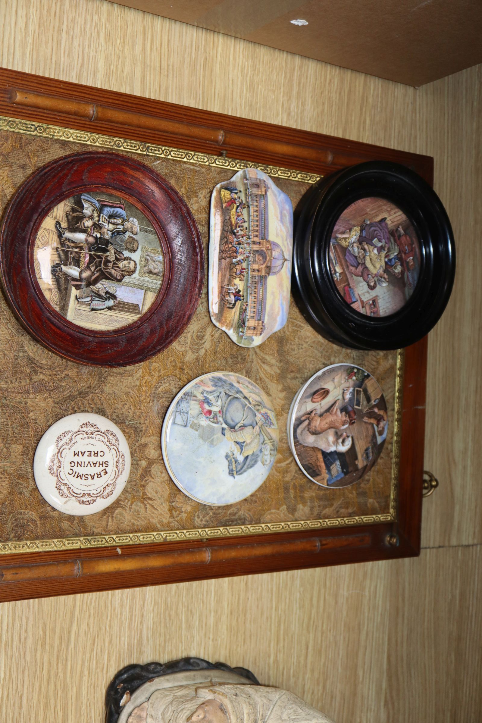 A group of Pratt ware pot lids and boxes - Image 2 of 3