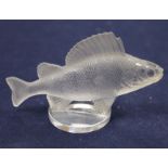 Perch / Poisson, Perche - A glass car mascot by Rene Lalique, introduced 1929 No. 1158, height