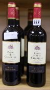 Five bottles of Le Parvis de la Chapele, 2018