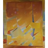Russian School, oil on canvas, Untitled abstract, signed and dated '90 126 x 109cm