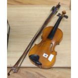 A Chinese violin and three bows