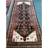 A Turkish hall carpet 275 x 130cm