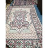 Two Kelim geometric rugs Larger 325 x 200cm