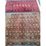 Two Bokhara rugs Larger 170 x 130cm