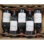 Five bottles of Lynch Bages 1970