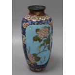 A cloisonne vase