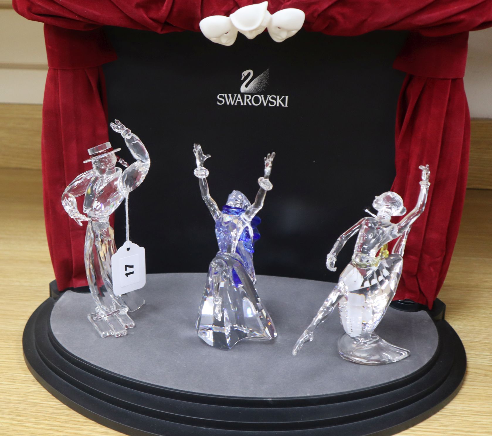 A Swarovski Crystal Annual Edition 'Magic of Dance' trilogy and a boxed 'Home Display' theatre,