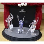 A Swarovski Crystal Annual Edition 'Magic of Dance' trilogy and a boxed 'Home Display' theatre,