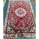 A Hamadan rug 240 x 145cm