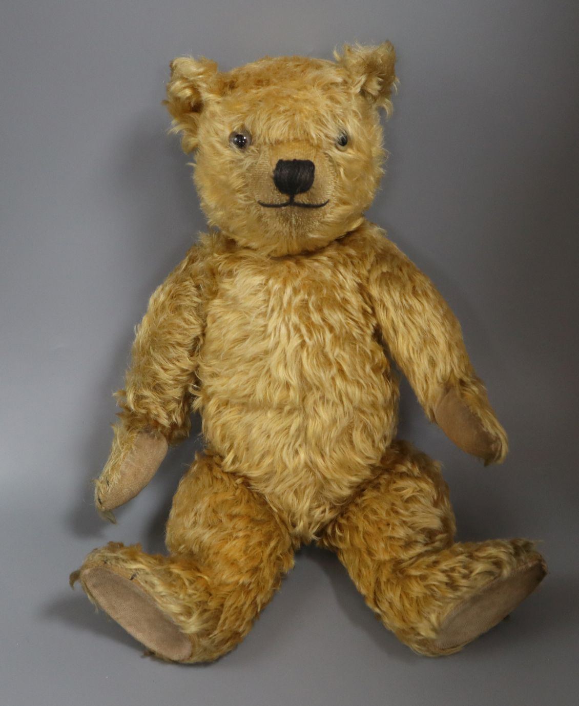 A 1930's Chiltern bear, thick mohair, 19in., very good condition