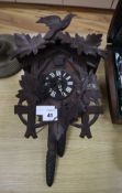 A Black Forest cuckoo clock H.38cm